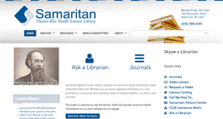 Desktop Screenshot of library.samaritanhealth.com